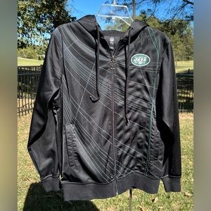 NFL Pro Line New York Jets Hoodie Jacket, Black, S